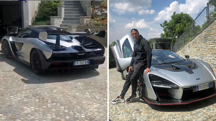 Cristiano Ronaldo shows off his one million euro McLaren Senna | MARCA in English