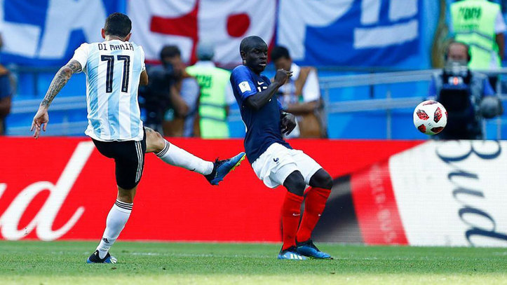 Francia vs Argentina: Di María, tras su gol: "Así de grandes los tengo, así de grandes" | Marca.com