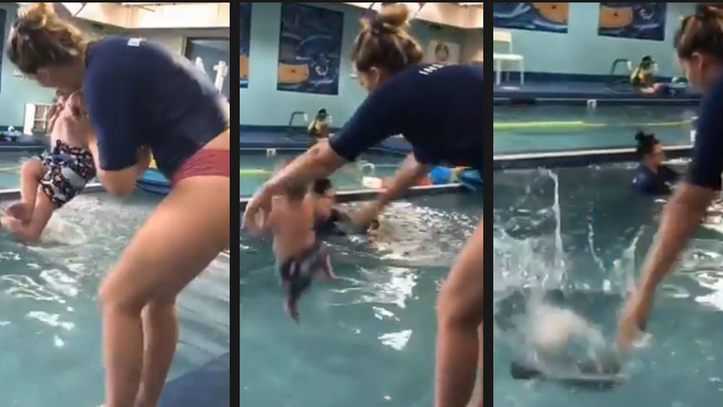Natacion Tira A Un Bebe Al Agua Para Que Aprenda A Sobrevivir El Video Que Ha Conmocionado A 77 Millones Marca Com