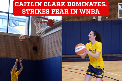 Caitlin Clark strikes fear into the WNBA, draining bucket after bucket at Indiana Fever practice | Marca