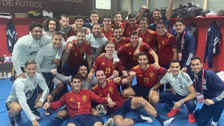 Selección española: Así celebró vestuario de España el 6-0 Alemania: "¡Vamos, host**! ¿Una fotito, no?" |