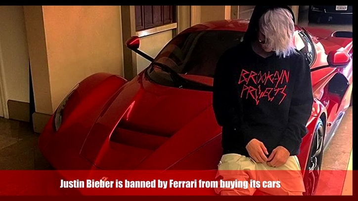 bevroren Besmettelijke ziekte Schiereiland Justin Bieber is banned by Ferrari from buying its cars | Marca