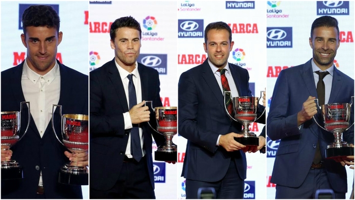 Premios Marca: Jaime Mata y Rubi celebran en Primera sus en LaLiga 123 | Marca.com