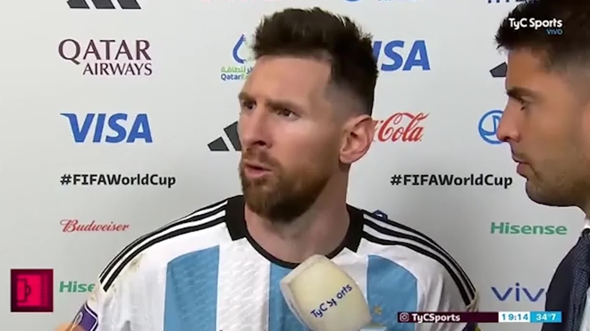 discordia Cortar ojo Argentina - Países Bajos | Mundial: Messi, caliente como nunca: rajada  contra Mateu y Van Gaal y un "¡qué mirás bobo!" viral | Marca