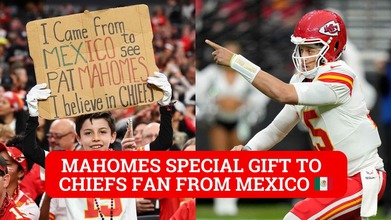 Patrick Mahomes gives Mexican Chiefs fan an unforgettable gift - MarcaTV