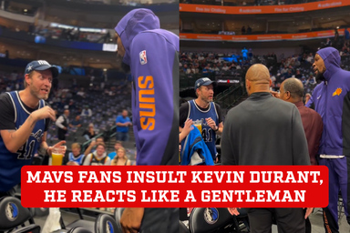 Suns' Kevin Durant stops to address fan who insulted him