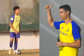 Cristiano Jr son of CR7 signs with Al Nassr U 13
