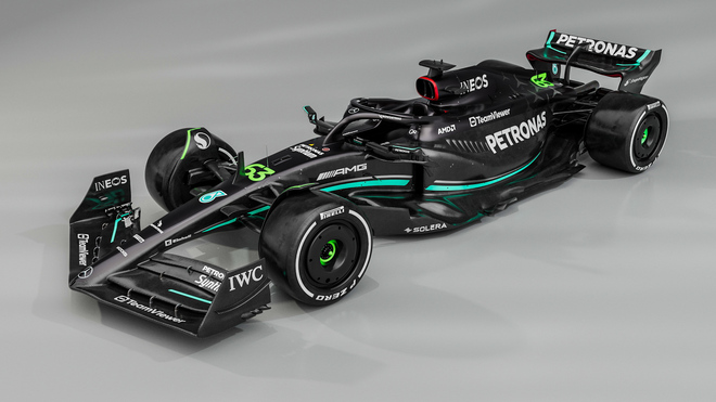 F1 2023: Mercedes W14, vuelve el negro y se mantiene la minimización del  chasis | Marca