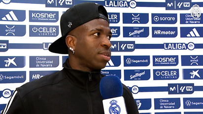 Vinicius: "Estamos haciendo una temporada brutal"
