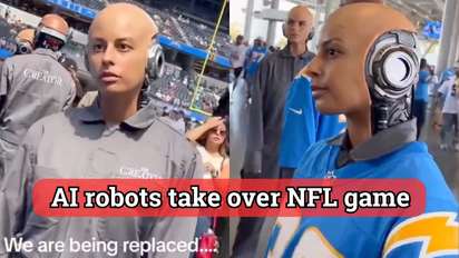 Robot football game store