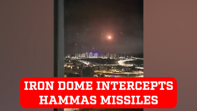 Iron Dome intercepting Hamas rockets over Israel sky ? Video ...