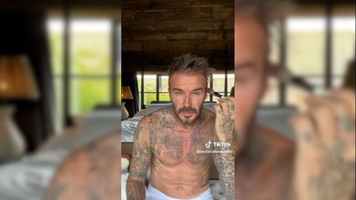 David Beckham 'mocks' Victoria with topless video showing her make ...