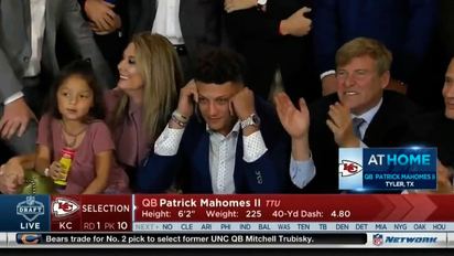 Patrick Mahomes, Chiefs No. 1 Pick, Is The Son Of A Former Cubs