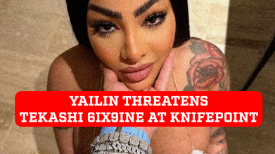 Yailin 'la más viral' threatens Tekashi 6ix9ine at knifepoint ...