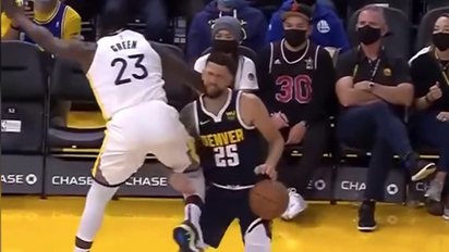 Los Guerreros Verdes De Draymond Disparando Draymond Green Atacante