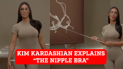 Kim Kardashian shocks the world and introduces a bra with a raised ...