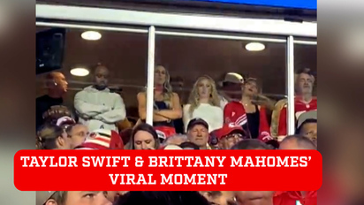 Taylor Swift and Brittany Mahomes share sweet moment in VIP box at Chiefs game