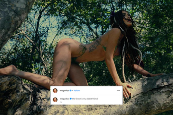 Megan Fox posts bikini string photos after her pelvic tattoo cover ...