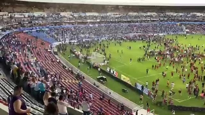 Mexican football match brawl 22 injured including two critically