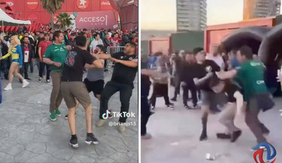 Video shows massive fan brawl at 49ers game