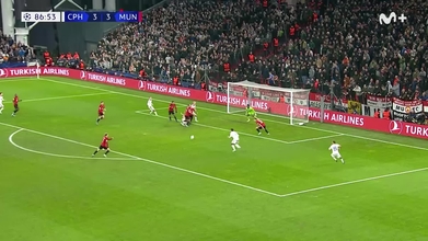 Gol de Bardghji (4-3) en el Copenhague 4-3 Manchester United - MarcaTV