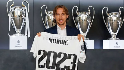 BiCampeones - 🚨🇪🇸 OFICIAL: Luka Modrić RENOVÓ CONTRATO con el Real Madrid.  El croata seguirá con el conjunto blanco, al menos hasta el 30 de junio de  2024.