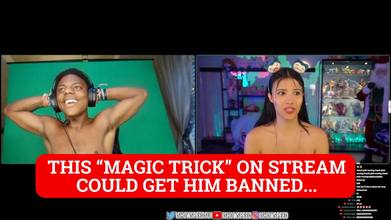 Speed Shows Streamer His Magic Trick 😳 #thegamingguide #fyp #viral #i, IShowSpeed