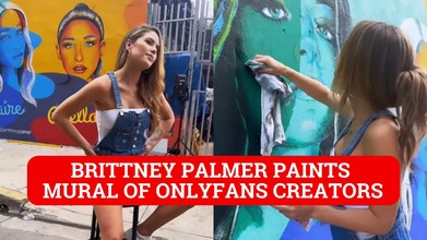 Brittney Palmer paints mural of OnlyFans creators in Miami - MARCA ...