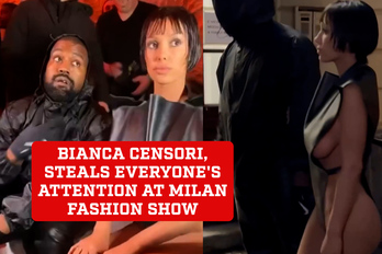 Kanye West parades wife Bianca Censori with see-through pants that ...