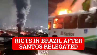 Riots on Brazilian streets as Santos relegated for first time ever after  96th minute goal - Daily Star