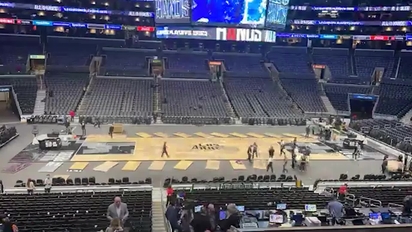 Incredible video shows how the Crypto.com Arena changes from a Clippers  game to a Lakers game