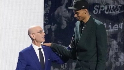 Victor Wembanyama, número del Draft 2023 de la NBA por los San