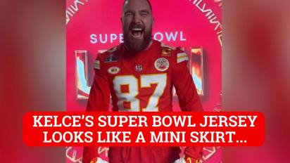 Kelce super bowl outlet jersey