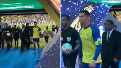 Cristiano Ronaldo emulates Brazilian legend with epic free-kick from way  out