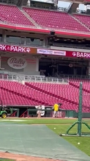 Bengals' Joe Burrow crushes bombs while taking BP with Reds