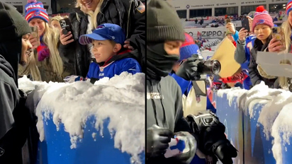 Stefon Diggs shares heartwarming moment with young Bills fan who