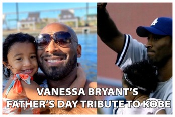 Kobe Bryant's Daughter Natalia Throws First Pitch on Lakers Night