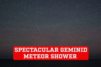 Meteor shower 2025 last night